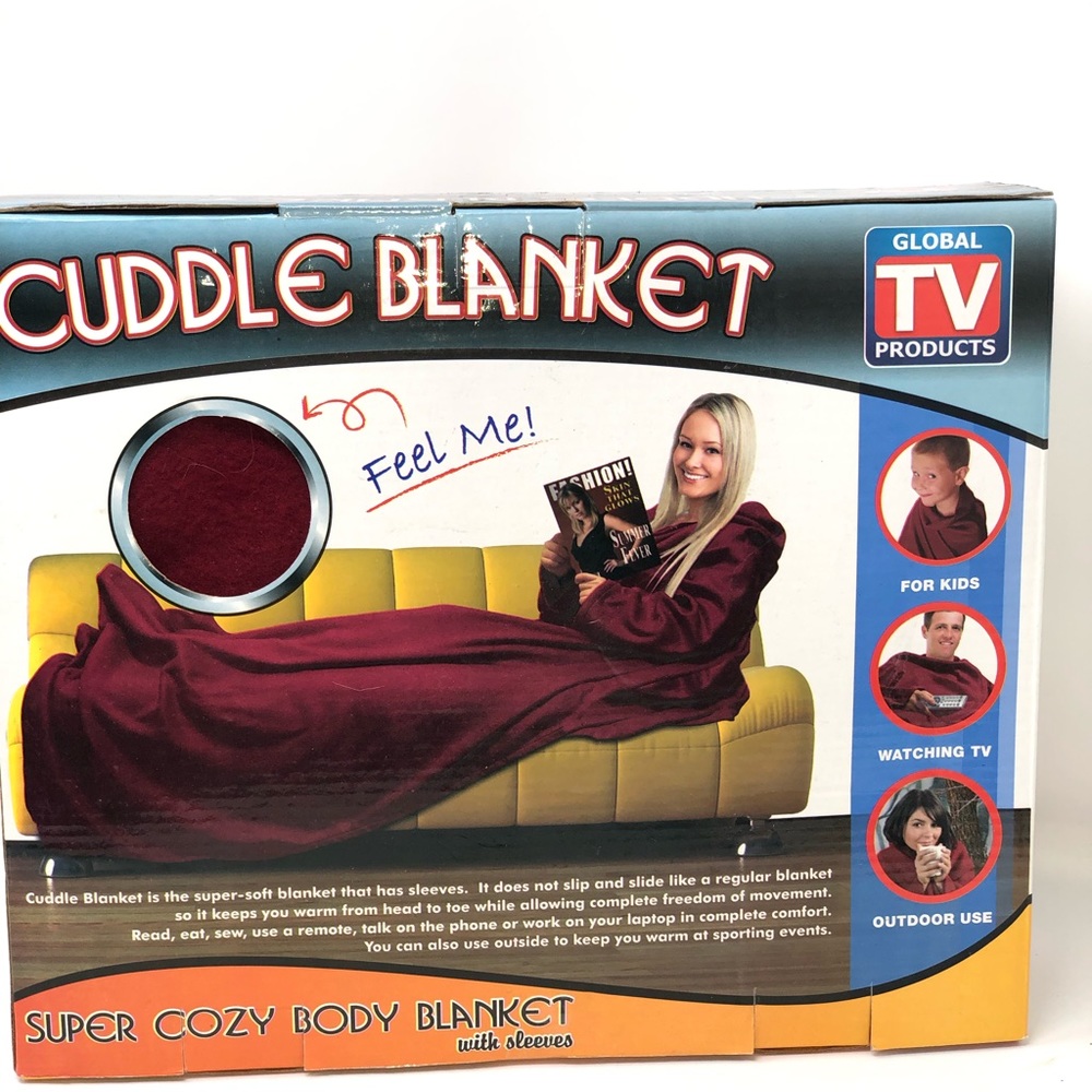 ❤️SOLD❤️ CUDDLE BLANKET RED NEW IN BOX